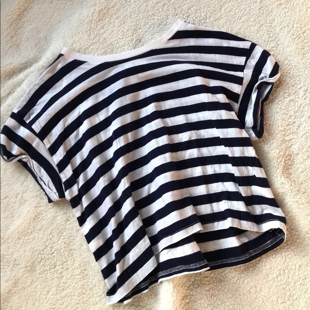 Striped Crop Top